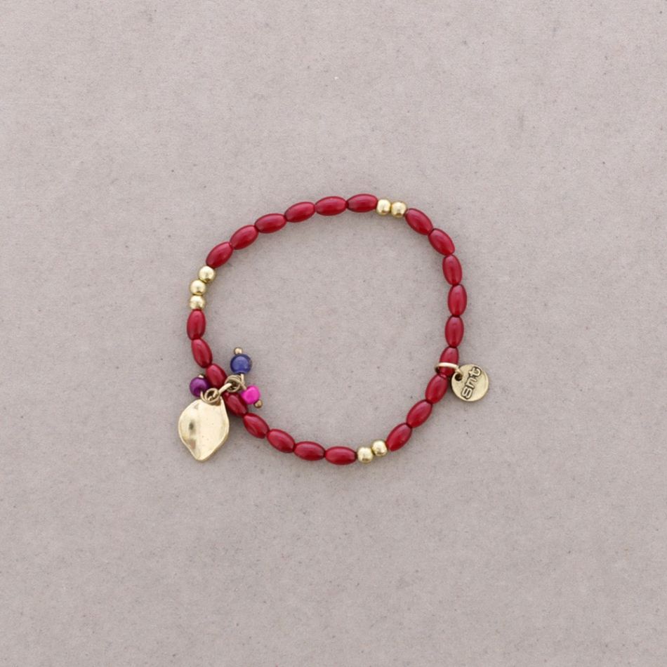 METAL BEADS PEARL BRACELET
