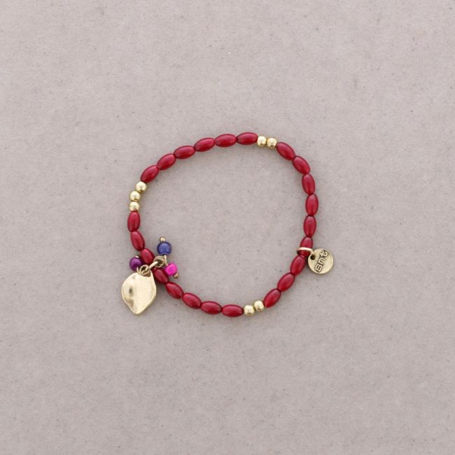 METAL BEADS PEARL BRACELET