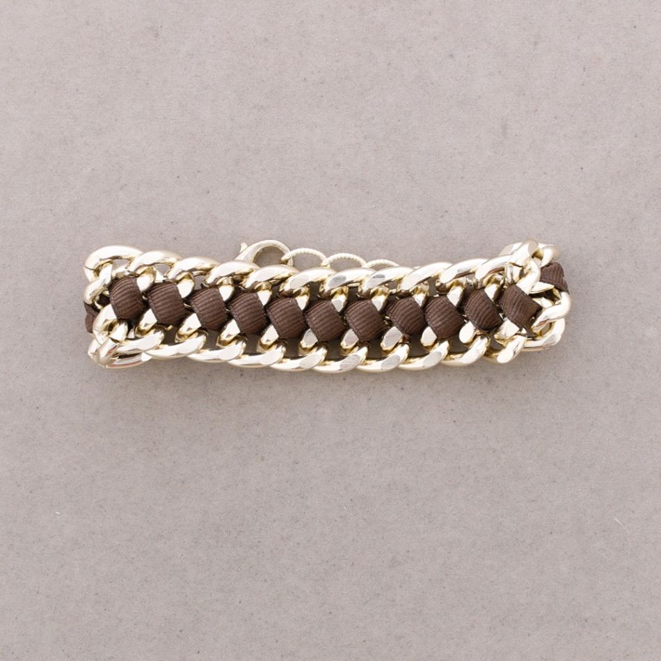 PULSERA CADENA TRENZADA