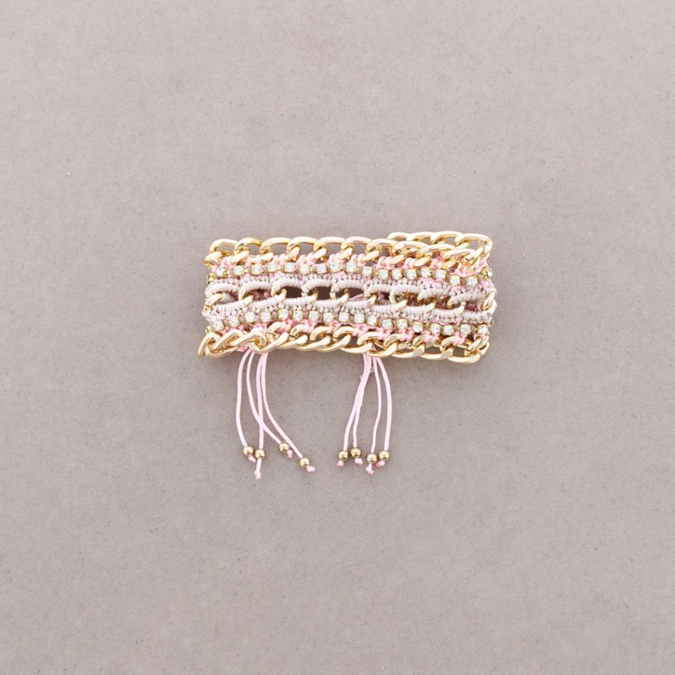 BRAIDED THREAD CHAIN BRACELET