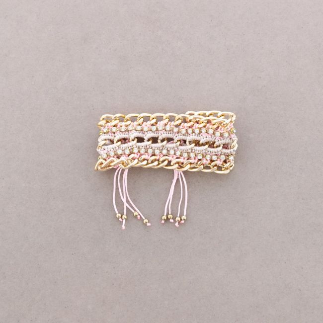 BRAIDED THREAD CHAIN BRACELET