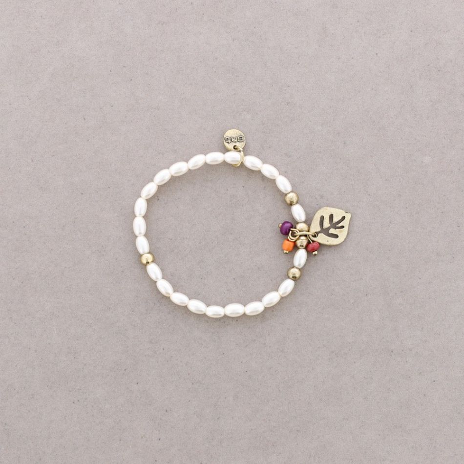 METAL PEARL BEADS BRACELET