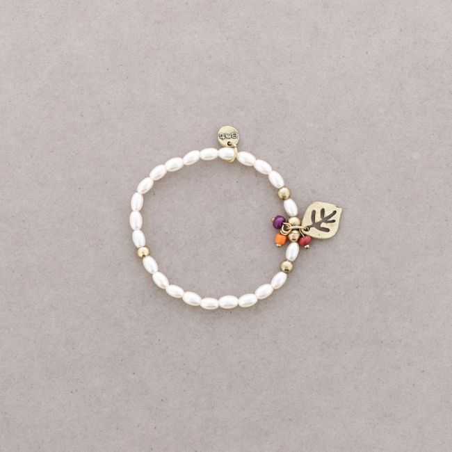 METAL PEARL BEADS BRACELET