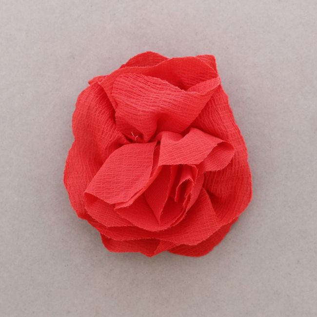 FABRIC FLOWER BROOCH