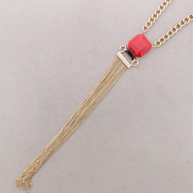 COLLAR LARGO RESINA CADENAS