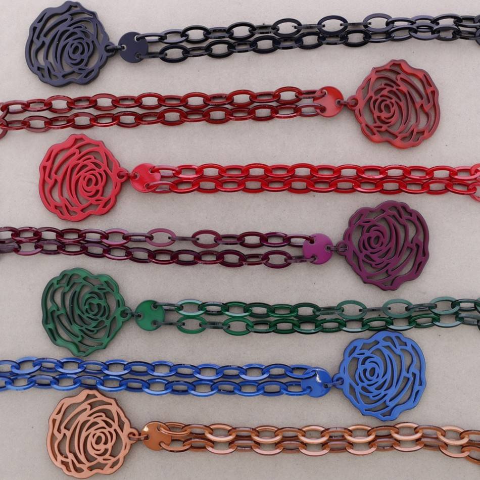 COLLAR LARGO COLG. RESINA
