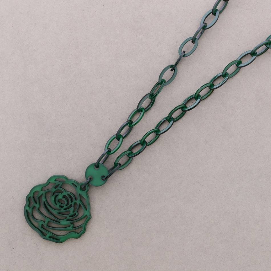 LONG PENDANT NECKLACE RESIN