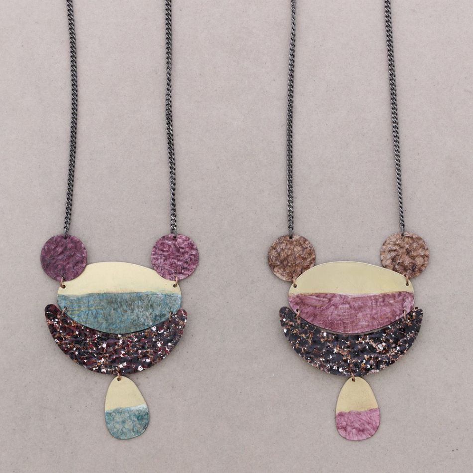 COLLAR COLGANTES PÁTINA