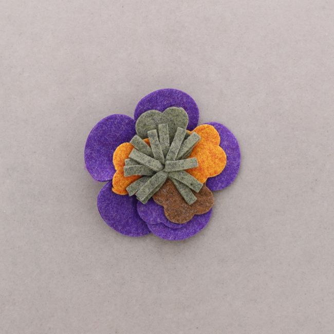 BROCHE FIELTRO 5CM