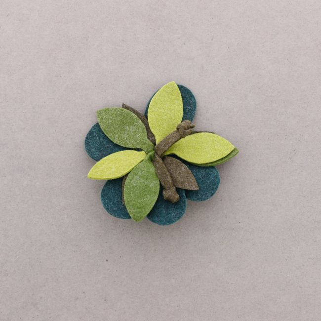 BROCHE FIELTRO 5CM