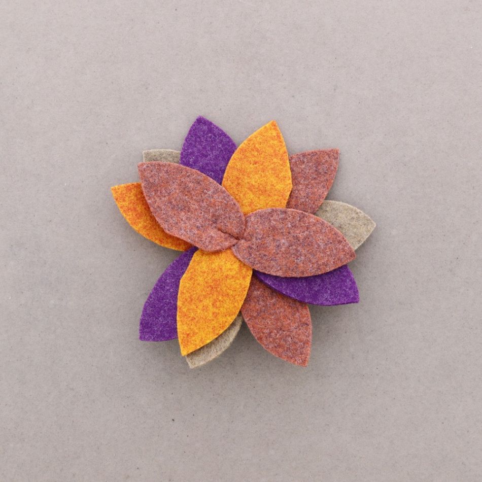 BROCHE FIELTRO 5CM