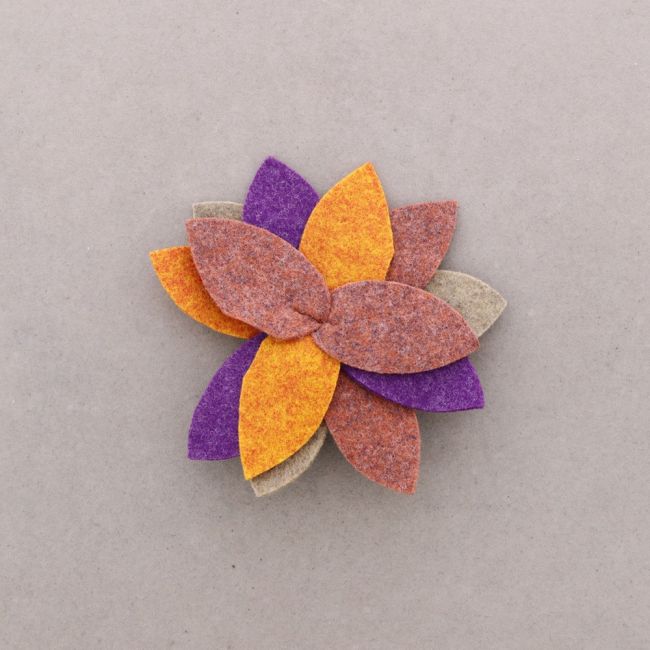 BROCHE FIELTRO 5CM