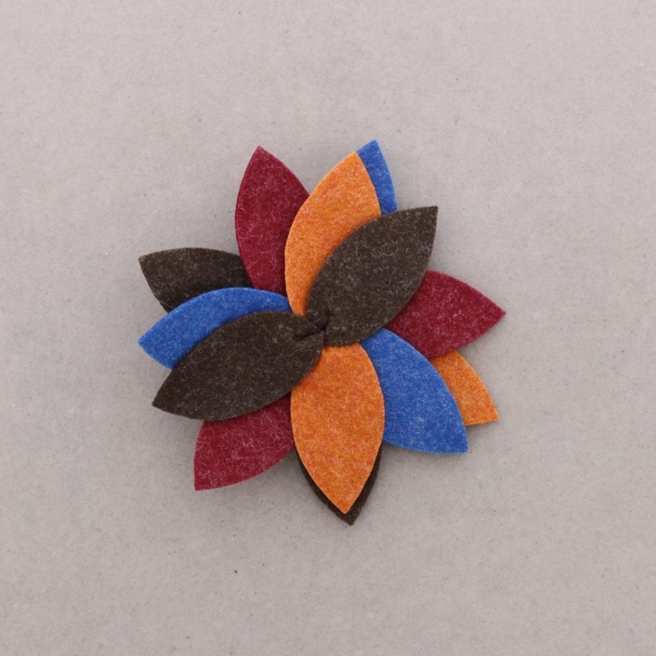 BROCHE FIELTRO 5CM