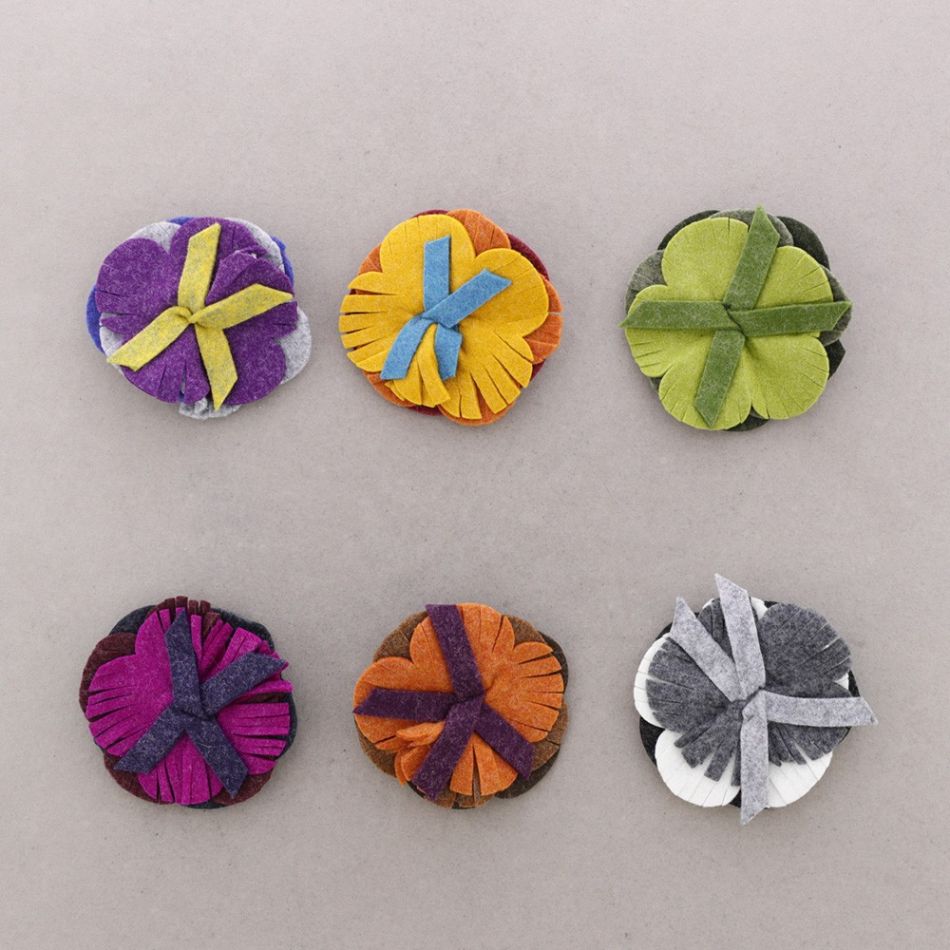 BROCHE FIELTRO 5CM