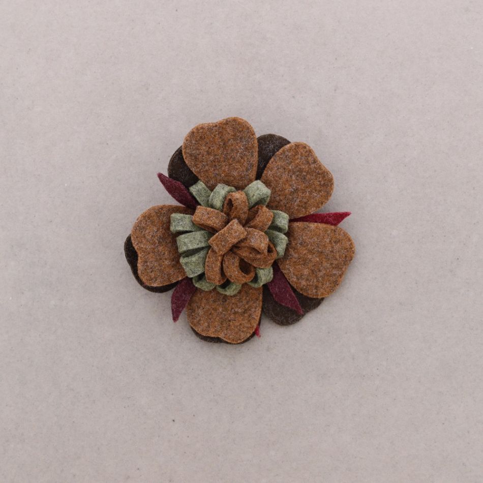 BROCHE FIELTRO 5CM