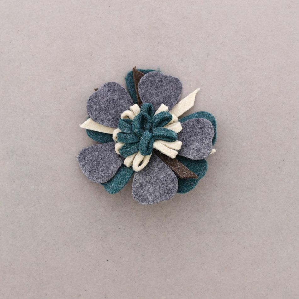 BROCHE FIELTRO 5CM