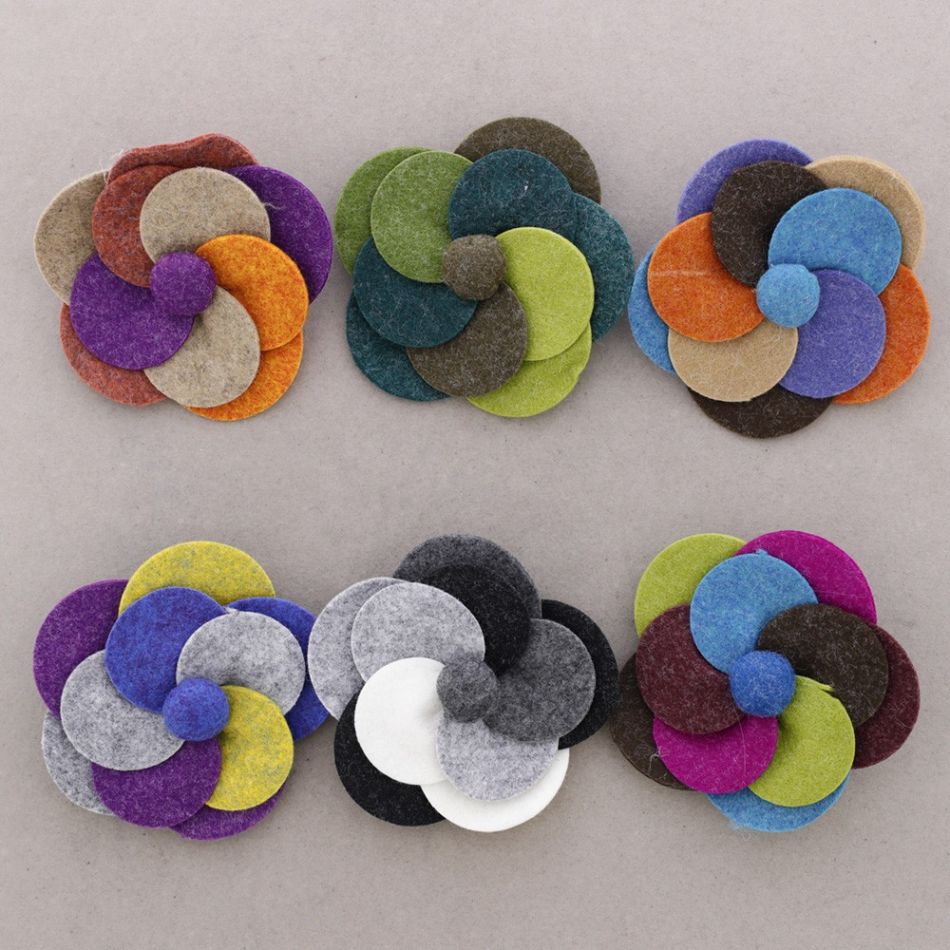 BROCHE FIELTRO 5CM