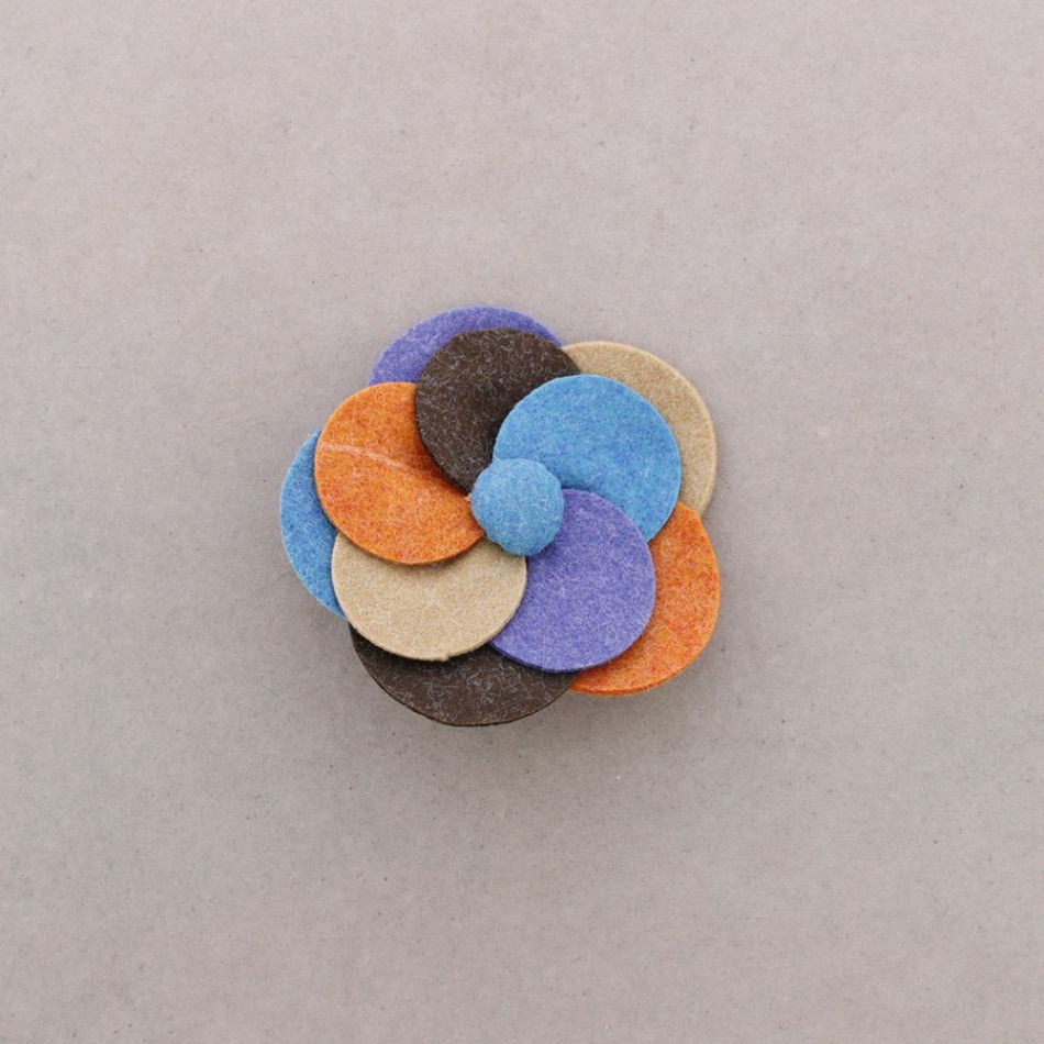 BROCHE FIELTRO 5CM