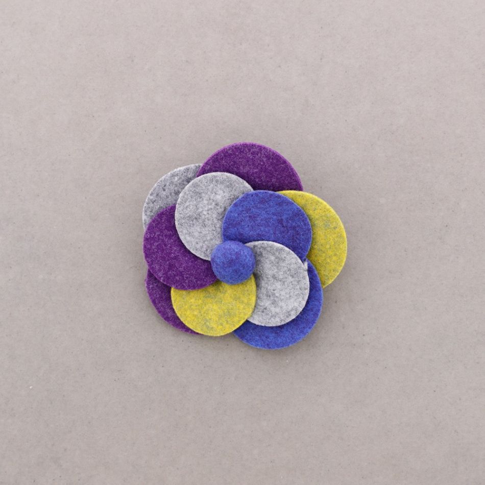 BROCHE FIELTRO 5CM