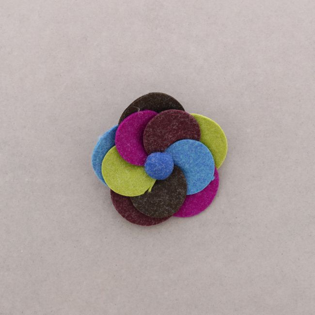 BROCHE FIELTRO 5CM