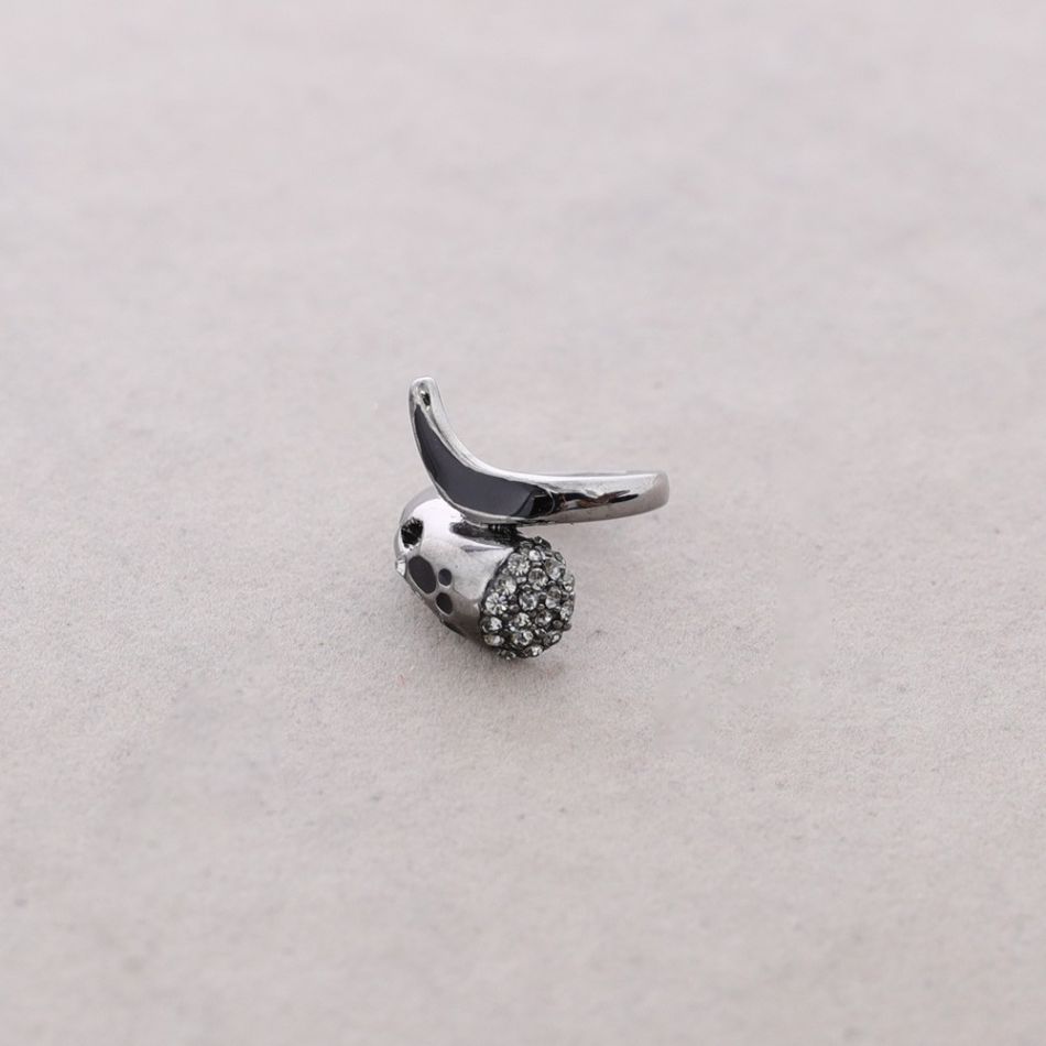 ANILLO METAL CRISTALES