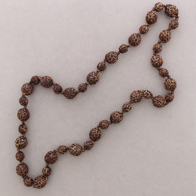 COLLAR LARGO BOLAS FORRADAS TELA 110CM