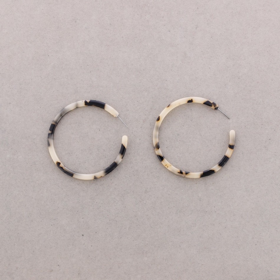 PENDIENTES ARO RESINA