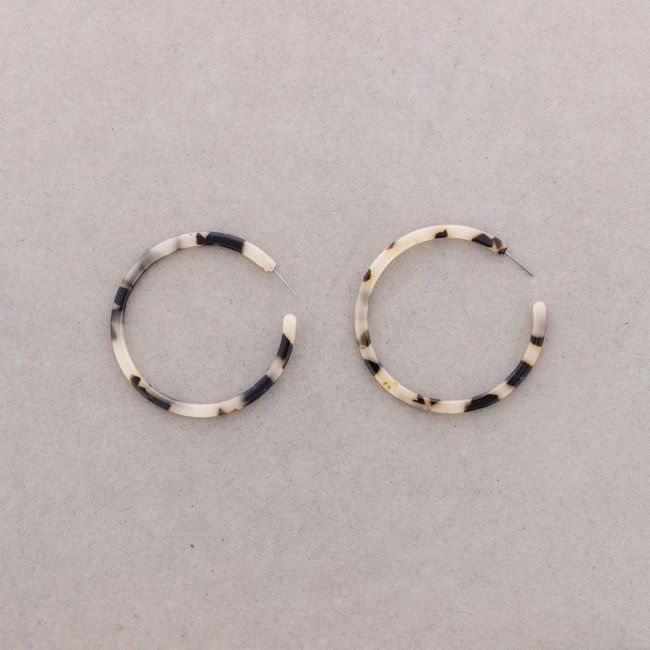 PENDIENTES ARO RESINA