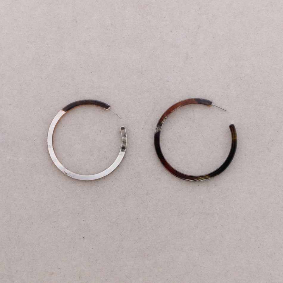 PENDIENTES ARO RESINA