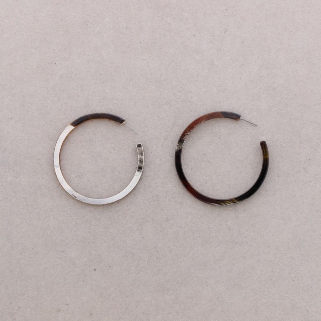 PENDIENTES ARO RESINA