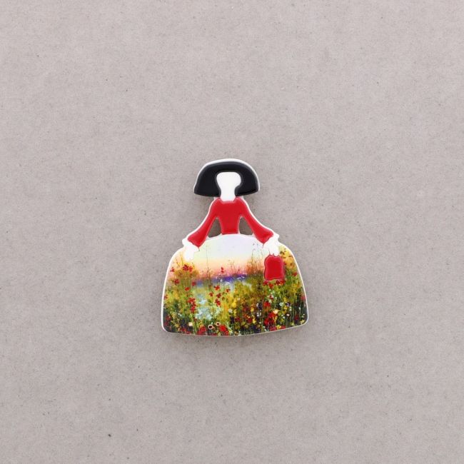 LADY MAGNETIC BROOCH