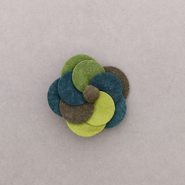 BROCHE FIELTRO 5CM