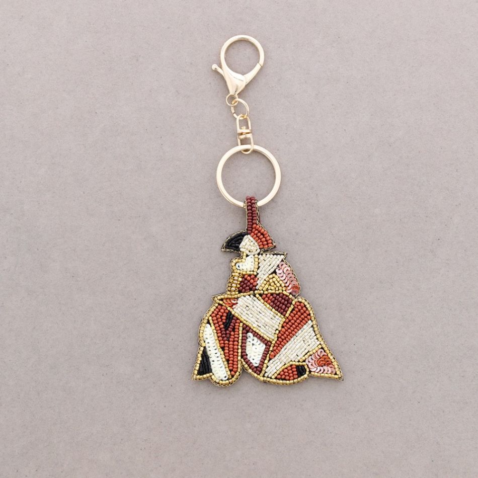 SEQUIN LADY KEYCHAIN