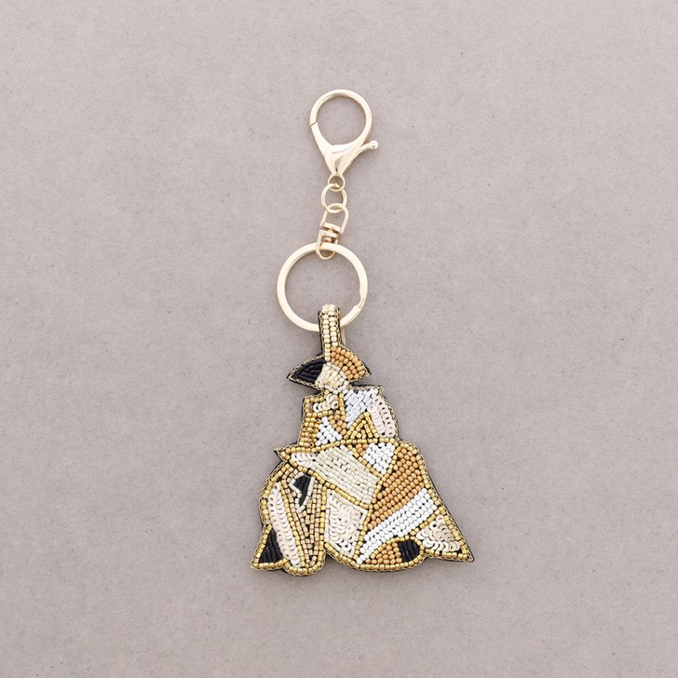 SEQUIN LADY KEYCHAIN