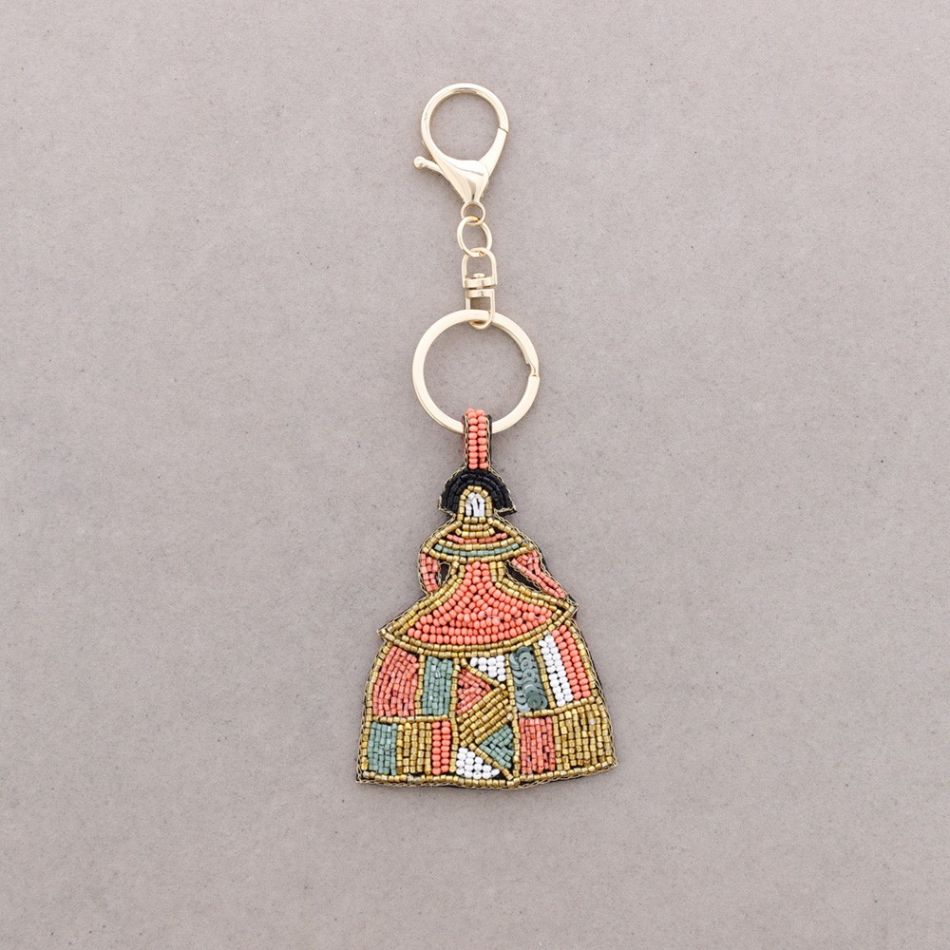 SEQUIN LADY KEYCHAIN