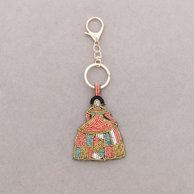 SEQUIN LADY KEYCHAIN