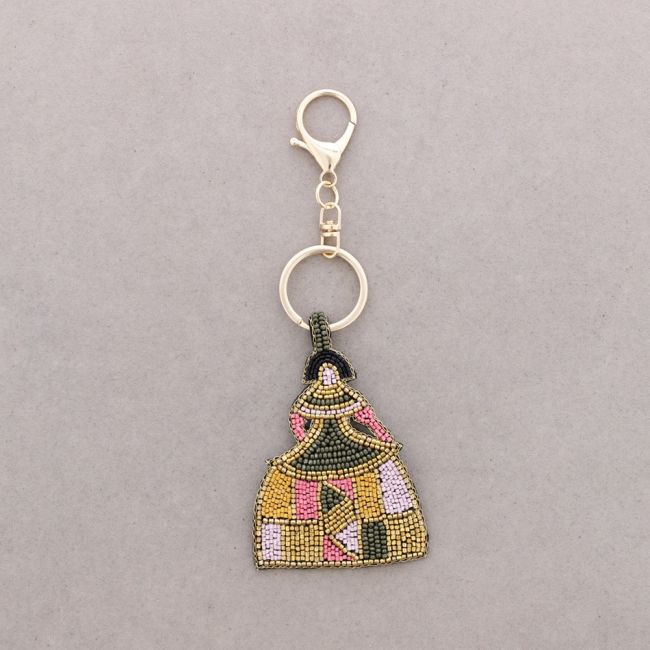 SEQUIN LADY KEYCHAIN