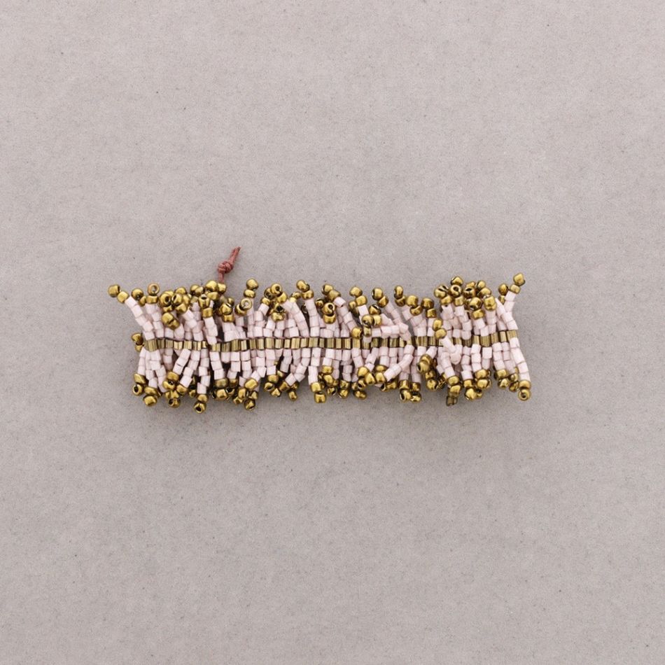 PULSERA ÉTNICA MACRAMÉ ABALORIOS
