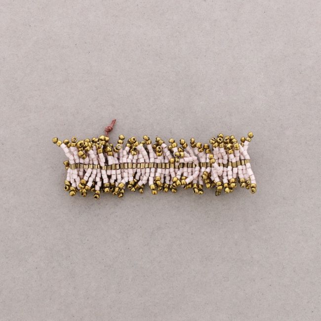 PULSERA ÉTNICA MACRAMÉ ABALORIOS