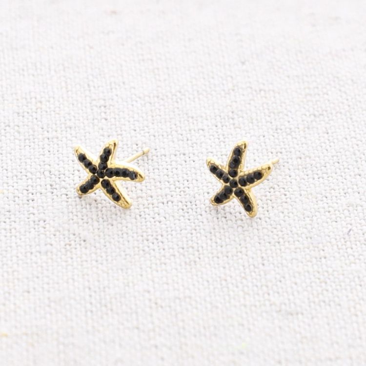 STAINLESS STEEL STARFISH EARRINGS