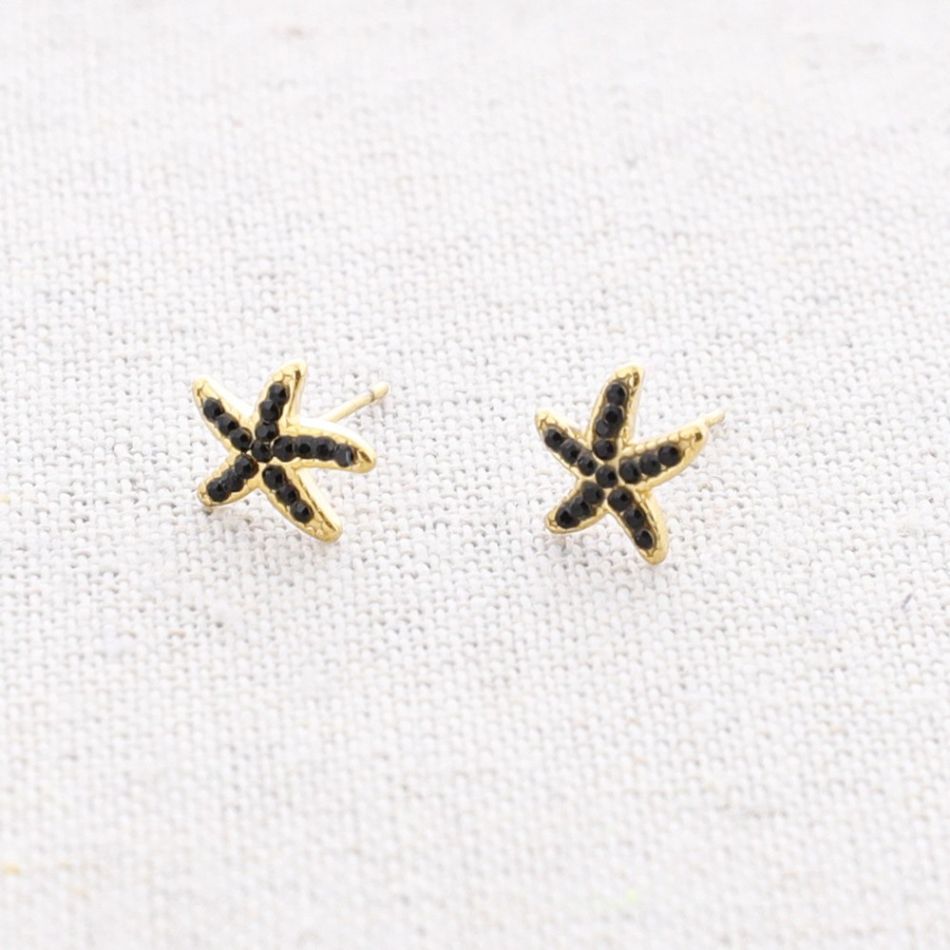 STAINLESS STEEL STARFISH EARRINGS