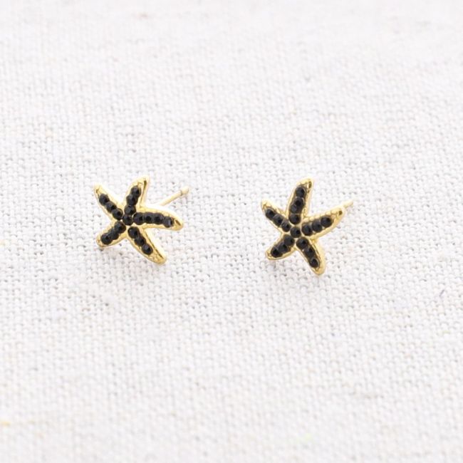 STAINLESS STEEL STARFISH EARRINGS