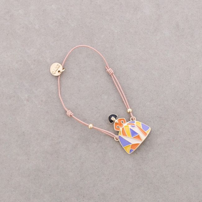 PULSERA ELÁSTICA MENINA METAL ESMALTE
