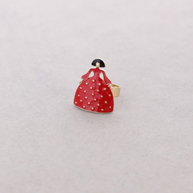 ANILLO AJUSTABLE MENINA METAL ESMALTE