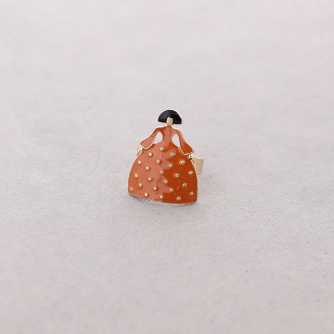 ANILLO AJUSTABLE MENINA METAL ESMALTE