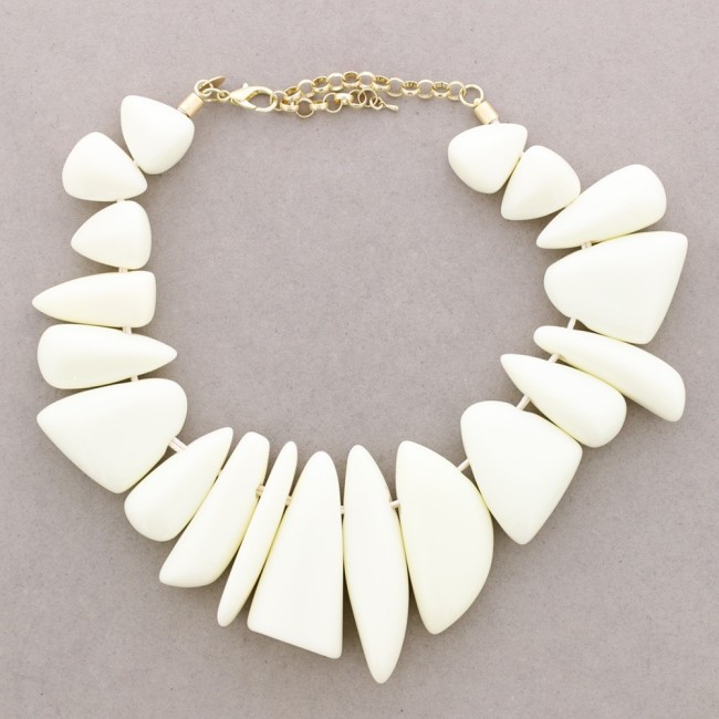 RESIN BEADS SHORT NECKLACE
