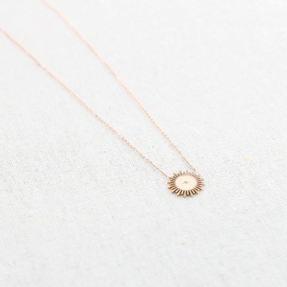 STEEL MEDAL SHORT NECKLACE