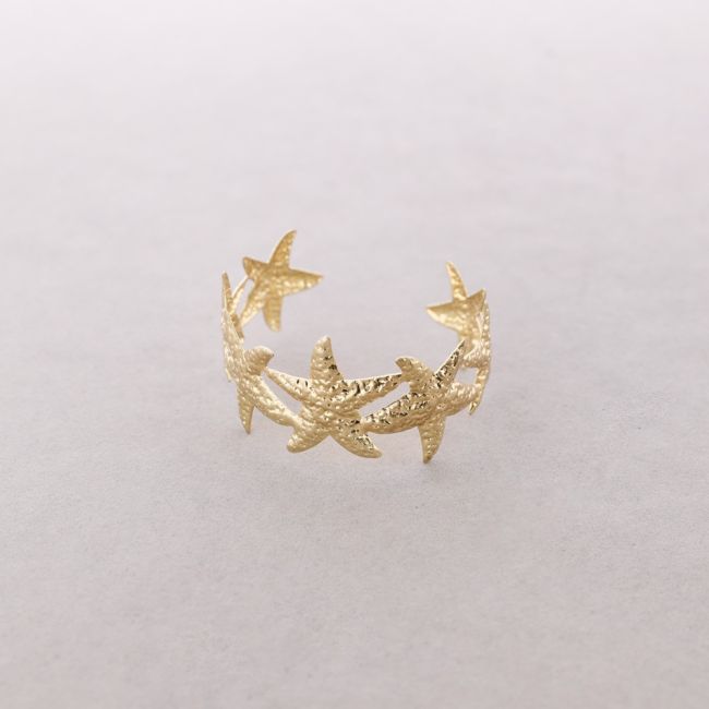 ADJUSTABLE METAL STARFISH BRACELET