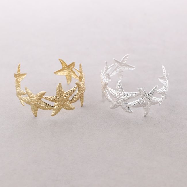 ADJUSTABLE METAL STARFISH BRACELET