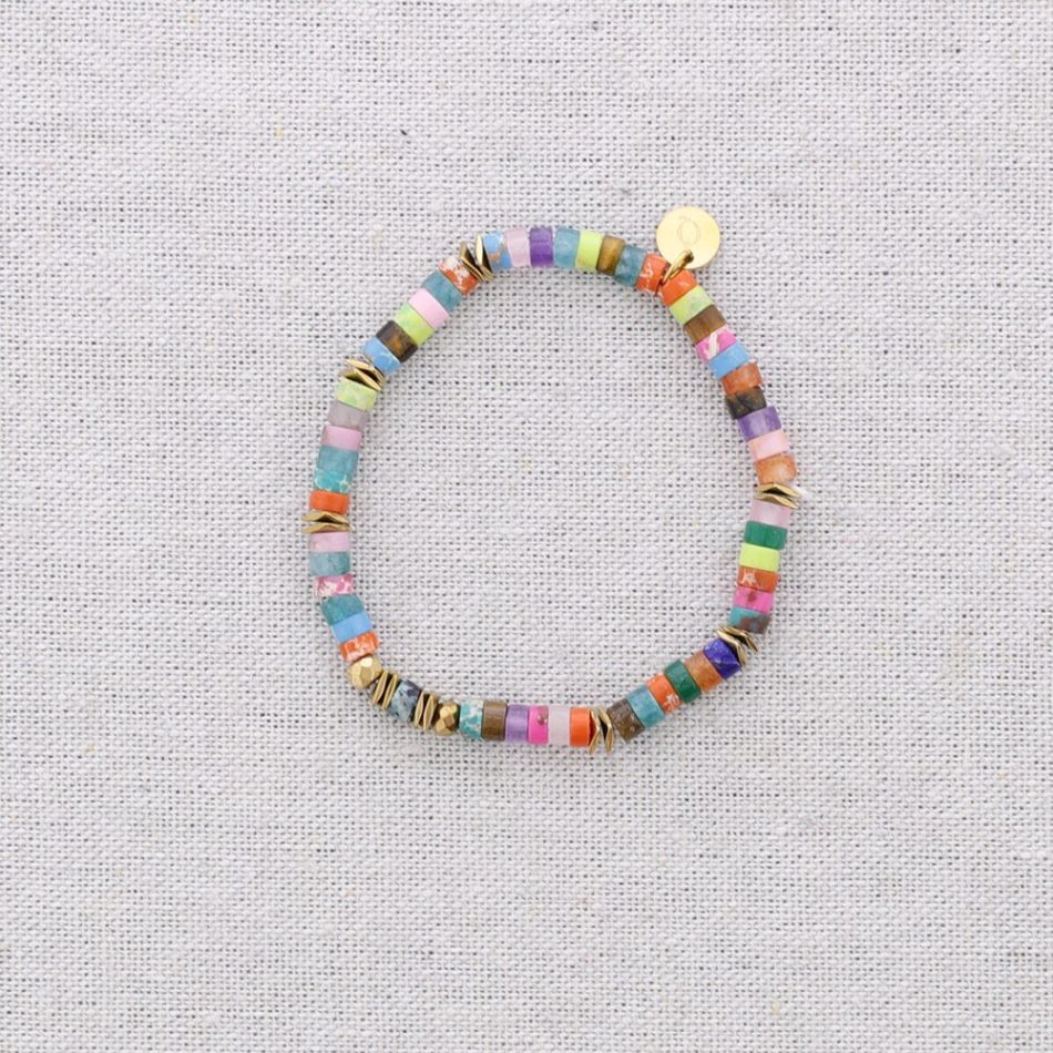 ELASTIC STEEL BEAD BRACELET
